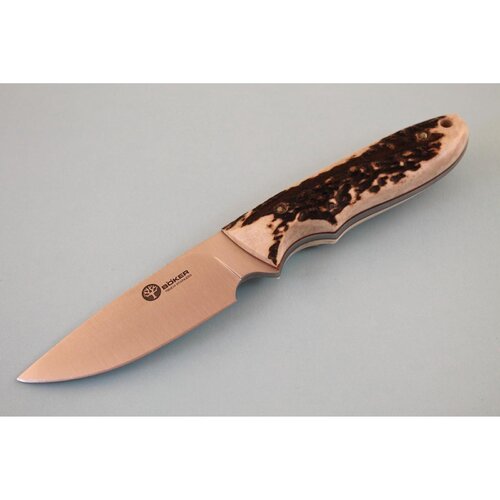 BOKER PINE CREEK - STAG HANDLED FIXED BLADE KNIFE