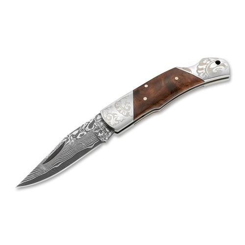 Magnum By Boker Damascus Duke Folding Knife