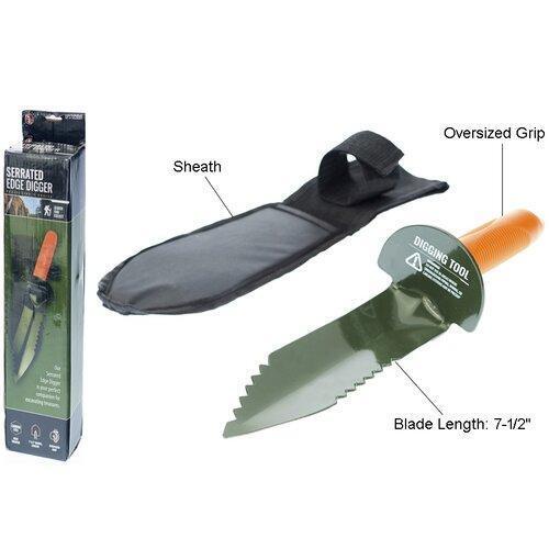 BKJ IMPORTS 12" Serrated Edge Digger for Gold Prospecting