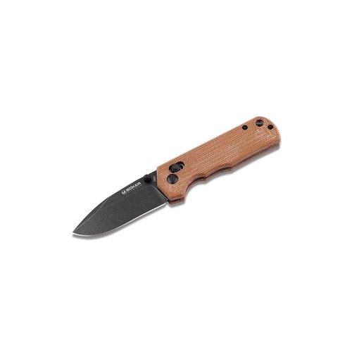 Magnum By Boker Rockstub Folding Knife, Brown Micarta