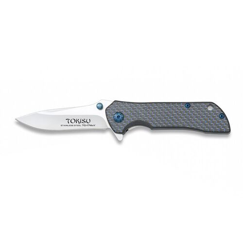 Tokisu Folder Pocket Knife G10 & Carbon Fibre Handle 18595