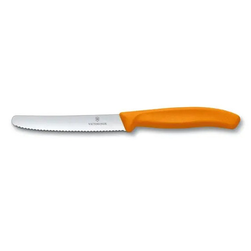 Victorinox Classic Tomato and Table Serrated Knife Orange 6.7836.L119