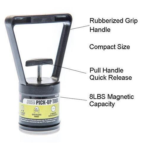 BKJ IMPORTS 8LB Magnetic Seperator Pick-Up Tool