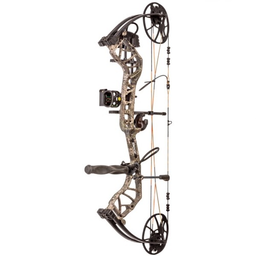 BEAR ARCHERY COMPOUND BOW LEGIT PACKAGE RH 70# 75% LET OFF TRUE TIMBER STRATA