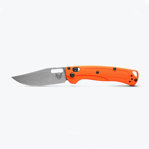 Benchmade 15533  MINI TAGGEDOUT | ORANGE GRIVORY Folding Knife