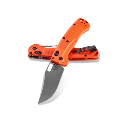 Benchmade 15535  Taggedout | Orange Grivory Folding Knife