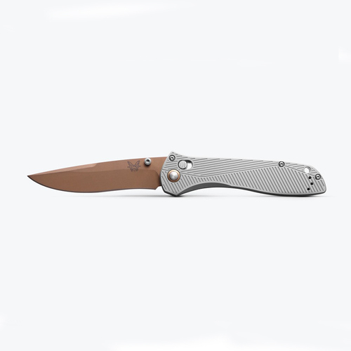 Benchmade SEVEN | TEN  | Gray Aluminium  | Recurve  AXIS Folding Knife