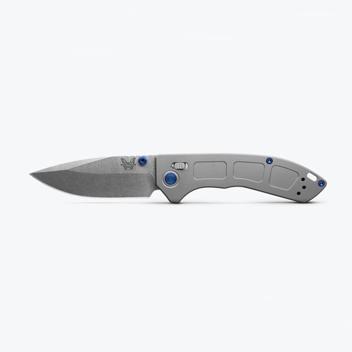 Benchmade 743  Mini Narrows | Gray Titanium Axis Folding Knife