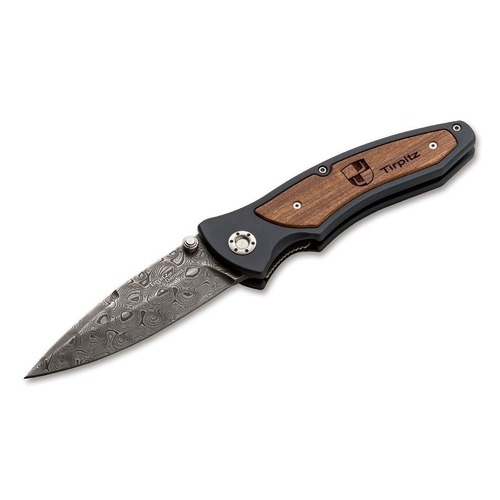 Boker Tirpitz-Damascus Folding Knife