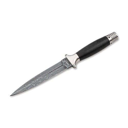 Boker  MG-42 Damast Dagger Fixed Blade Knife