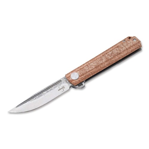 Boker Plus Cataclyst Flipjoint Damast Folding Knife, Brown