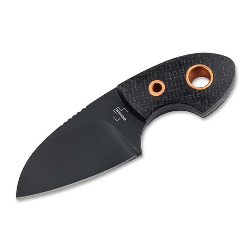 Boker Plus Gnome All Black Copper Fixed Blade Knife