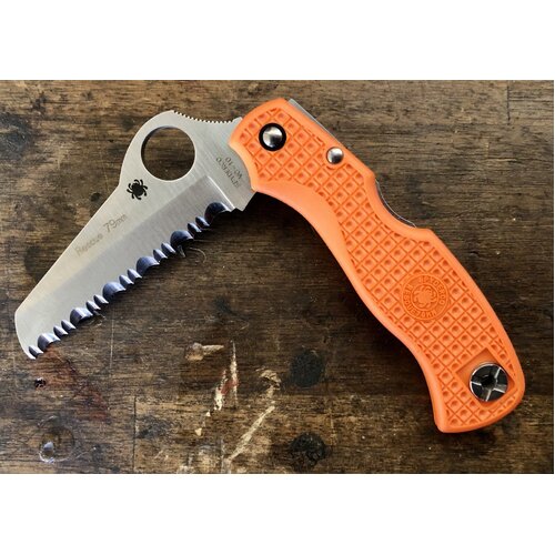 SPYDERCO RESCUE KNIFE ORANGE 79mm C45SOR