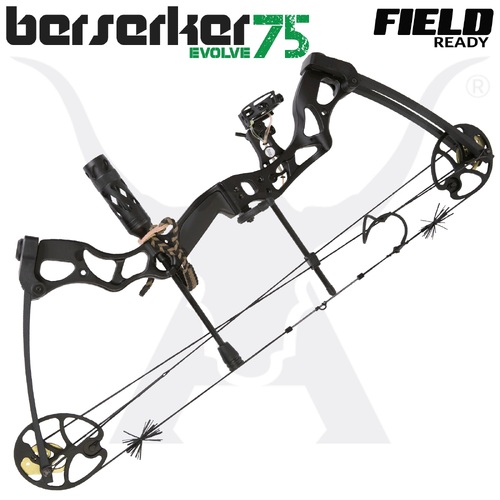 Apex Hunting Berserker Compound Bow - Field Ready - Black CB75B-PRO-FR