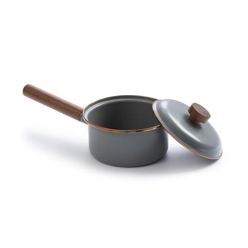 Barebones Enamel Saucepan Slate Grey CKW-377