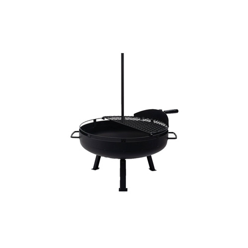 Barebones Cowboy Fire Pit Grill 23"