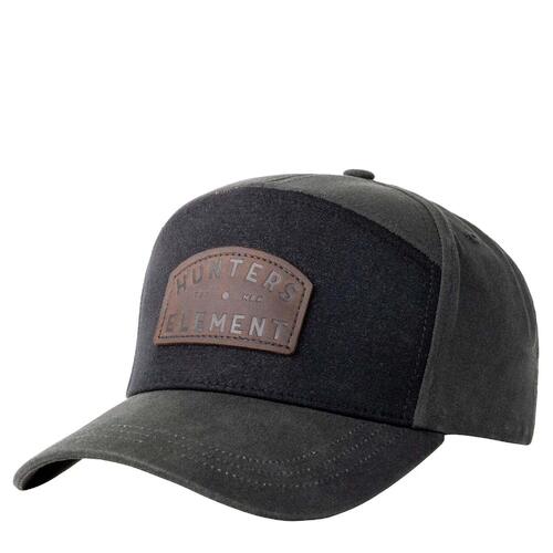 Crest Cap Black / Forest Green Hunters Element - 21/22