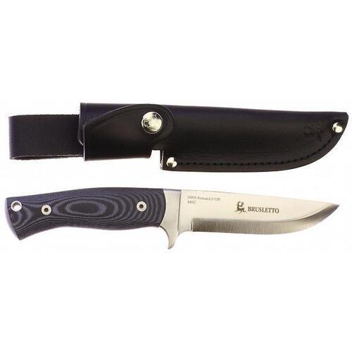 Brusletto FEMUND Knife 11.5cm Fixed Blade Micarta Handle + Sheath