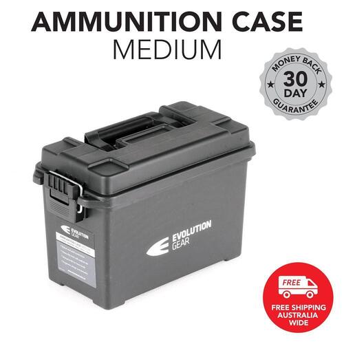 EVOLUTION GEAR Medium Ammunition Case Weatherproof Ammo Box / Dry Box