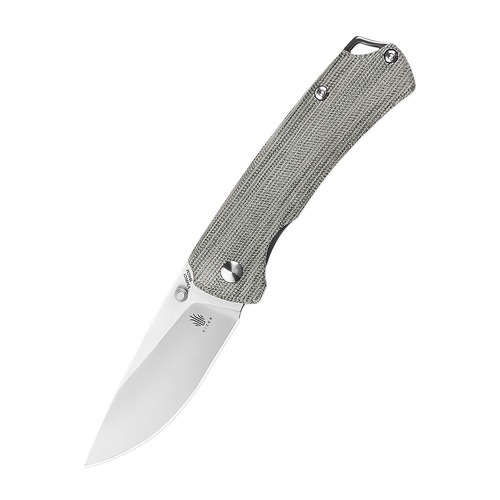 Kizer Kv3490C1 T1 Liner Lock Folding Knife, Green Micarta