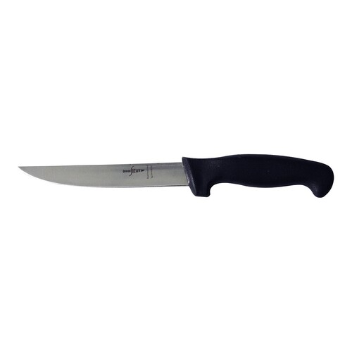 SICUT Wide Blade Boning Knife ‚Äì 6‚Ä≥ Blade with Black Handle