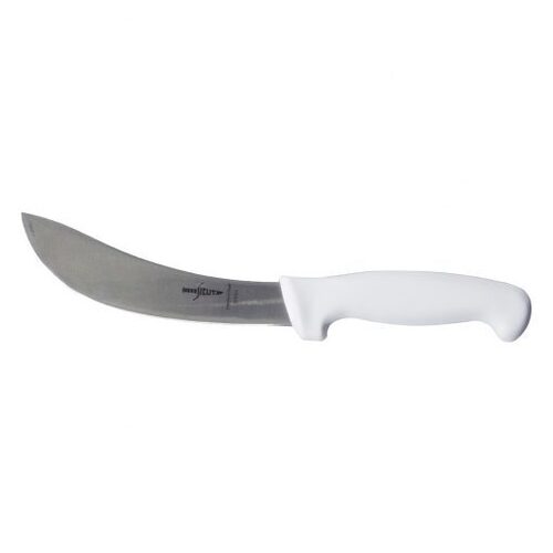 SICUT Curved Blade Beef Skinning Knife ‚Äì 6‚Ä≥ Blade with White Handle