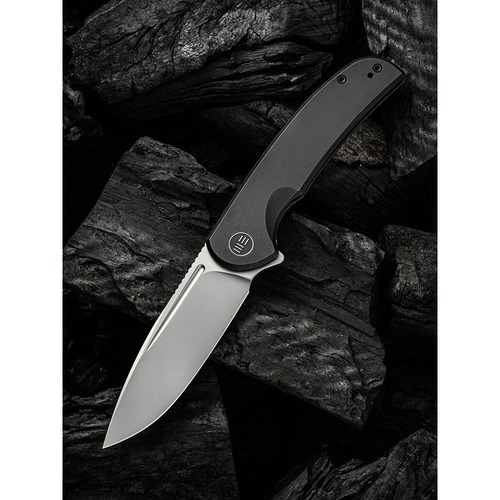 We Knife We20061B-4  Beacon Folding Knife, Black Ti