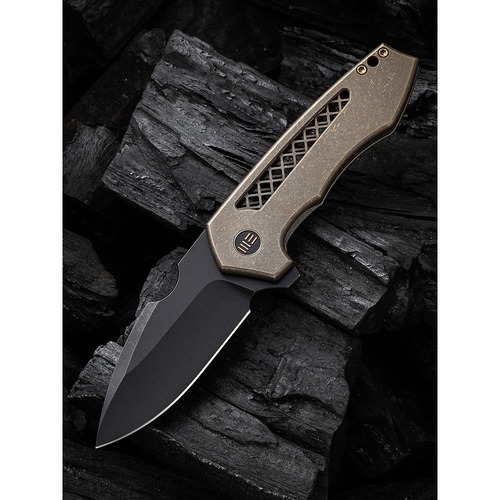 WE KNIFE WE23019-3 HARPEN Flipper Folding Knife, Bronze Ti