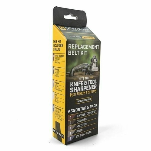 Work Sharp WSSAKO81113 Ken Onion Edition Belt Kit Qty 5