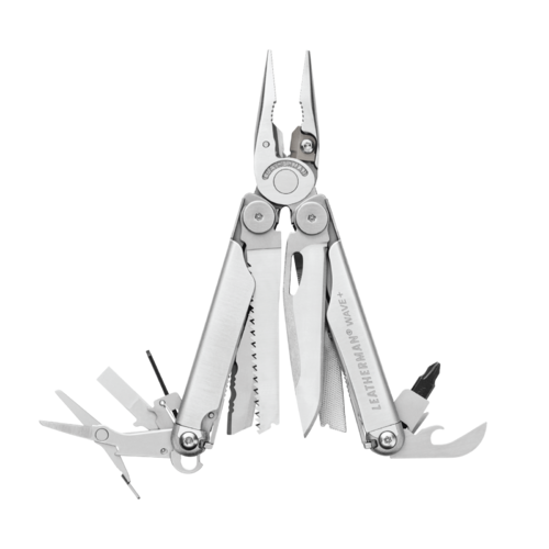 LEATHERMAN Wave + Plus Multi-Tool 18 Tools Every Day Carry + Button Sheath