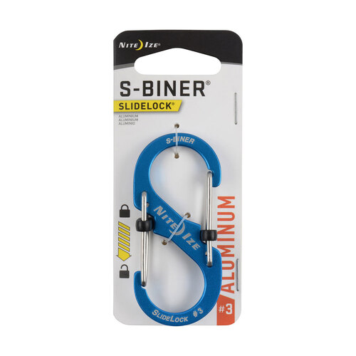 Nite Ize S-Biner SlideLock Aluminium #3 Blue