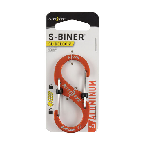 Nite Ize S-Biner SlideLock Aluminium #3 Orange