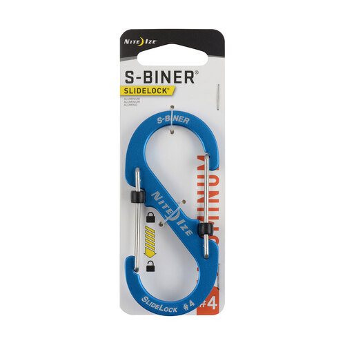 Nite Ize S-Biner SlideLock Aluminium #4 Blue