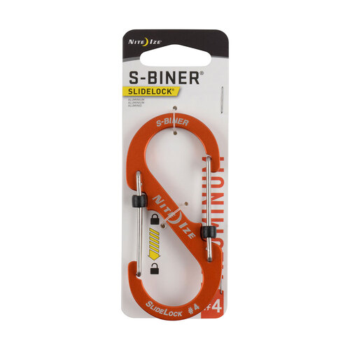 Nite Ize S-Biner SlideLock Aluminium #4 Orange