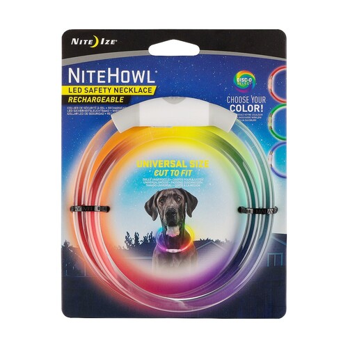 NiteHowl Rechargeable LED Safety Necklace Disc-O Select