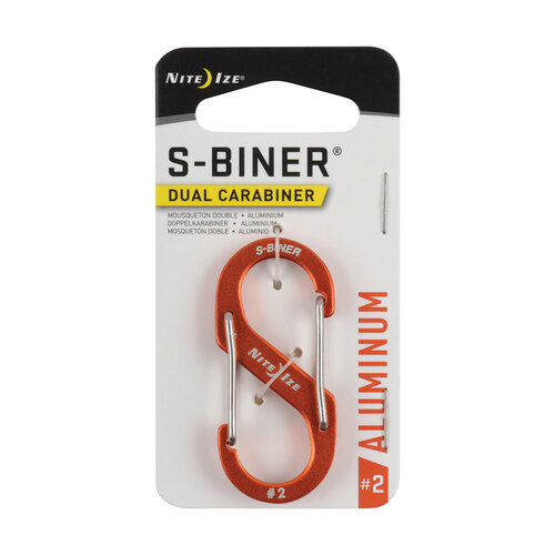 Nite Ize S-Biner Dual Carabiner Aluminium #2 Orange