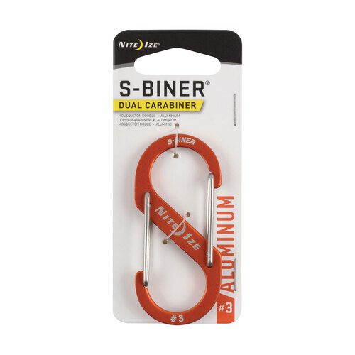 Nite Ize S-Biner Dual Carabiner Aluminium #3 Orange