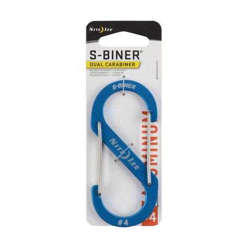 Nite Ize S-Biner Dual Carabiner Aluminium #4 Blue