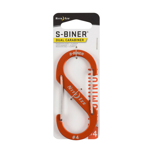 Nite Ize S-Biner Dual Carabiner Aluminium #4 Orange