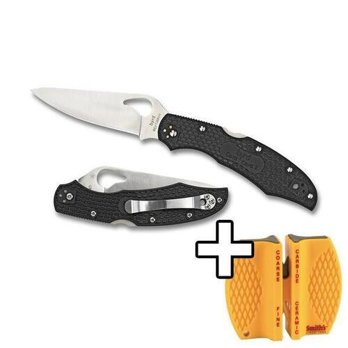 SPYDERCO Cara Cara2 Lightweight Black Plain Blade YSBY03PBK2