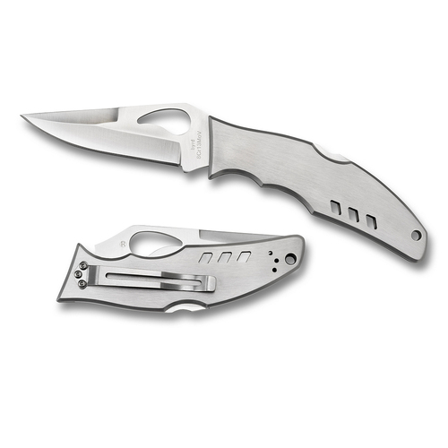 Spyderco Flight Stainless Plain Blade