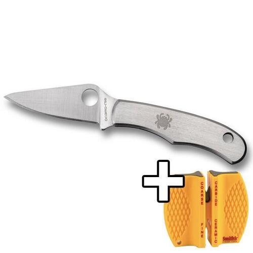 SPYDERCO Bug Stainless Steel Slip Joint Micro Keychain Pocket Knife YSC133P